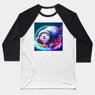 Cute Seal Drawing Baseball T-Shirt